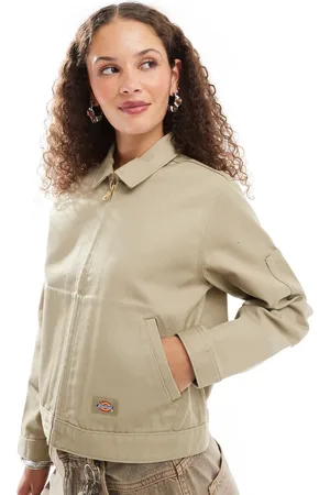 Dickies – Eisenhower – Ungefütterte, kurze Jacke in Beige