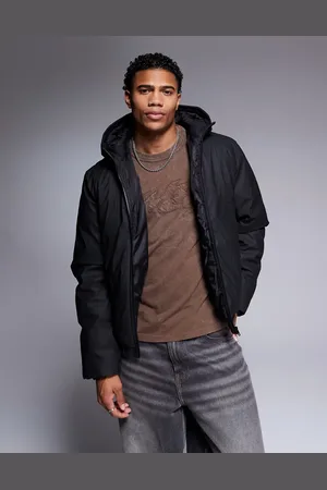 ASOS – Gummierte Steppjacke in