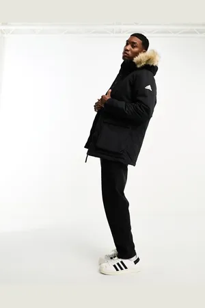 adidas Adidas – Outdoor – Schwarze Jacke mit Kapuze