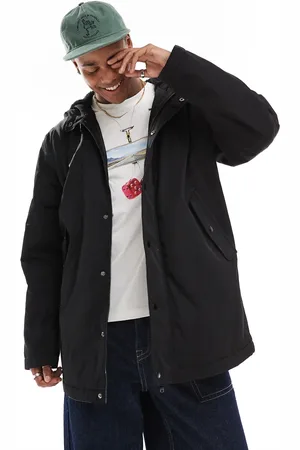ASOS – Wattierter Parka in mit Teddyfell-Futter