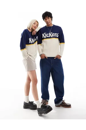 Kickers – Klassischer Unisex-Pullover aus Rippstrickmischung