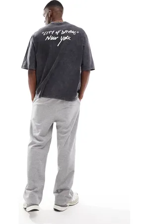 Only & Sons – T-Shirt in verwaschenem mit „New York“-Print