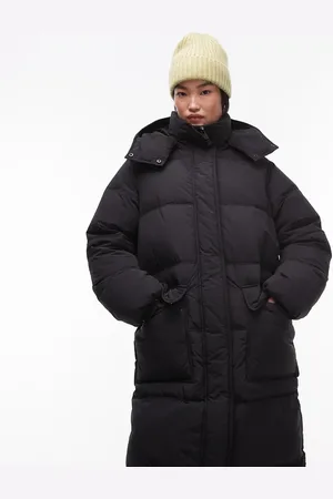 Topshop – Ultimate – Longline-Pufferjacke in