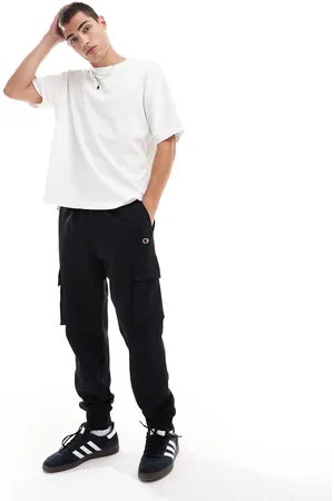 Champion – Legacy – Cargo-Jogginghose in mit gerippten Bündchen