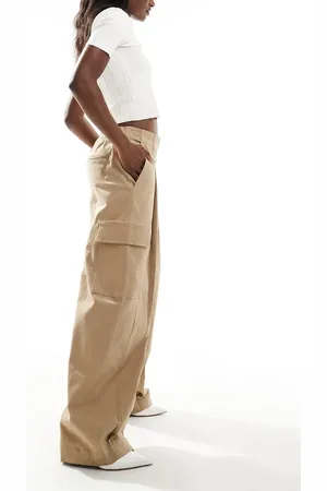French Connection – Atena – Schlichte Cargohose aus Twill in Kamelbraun
