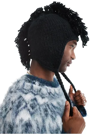 ASOS – Irokesen-Strickmütze in