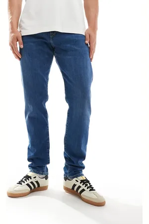 Paul Smith – Schmal zulaufende Jeans in mittelblauer Waschung