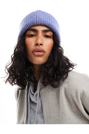 ASOS – Doppelt aufgerollte, dicke Strickmütze in