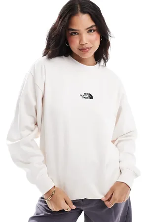 The North Face – Essential – Oversize-Sweatshirt in gebrochenem mit Logo