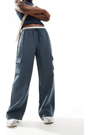 Abercrombie & Fitch – Cargo-Hose in mit Taillenband