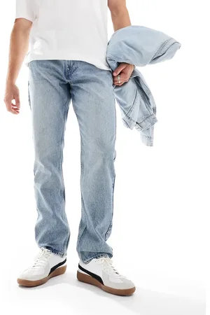 New Look – Jeans mit geradem Schnitt in Hellblau