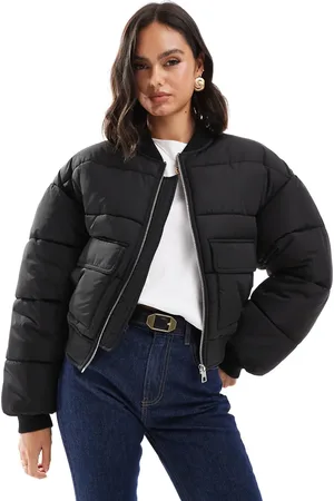 Miss Selfridge – Wattierte Bomberjacke in
