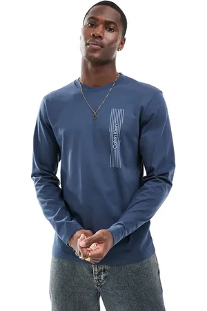 Calvin Klein – Langärmliges Shirt in mit horizontalem Logo