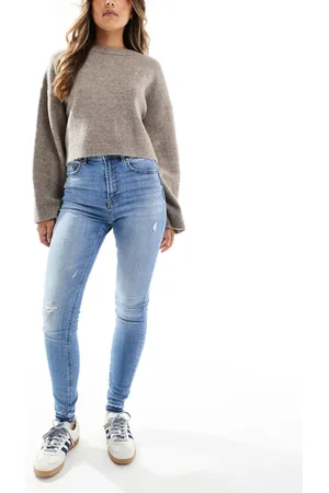 Stradivarius – Supereng geschnittene Skinny-Jeans in