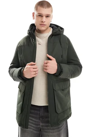 JACK & JONES – Utility-Parka in Khaki