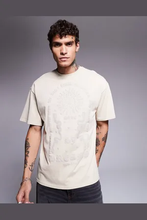 Sixth June – T-Shirt in Beige mit „Dream“-Print auf dem Rücken