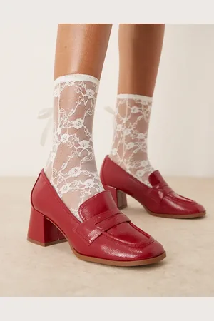 New Look – Loafer in mit Absatz