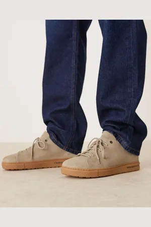 Birkenstock – Unisex – Bend – Sneaker in Taupe mit kurzem Schaft
