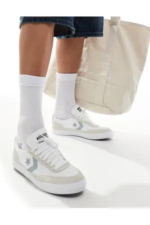 Converse – Net Star Classic Ox – Sneaker aus Canvas in und Grau