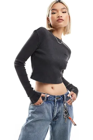Dickies – Newington – Kurzes, langärmliges Shirt in verwaschenem