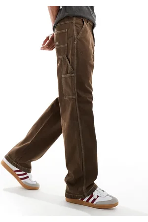 Dickies – Seasonal – Carpenter-Jeans aus Denim in Mittelbraun