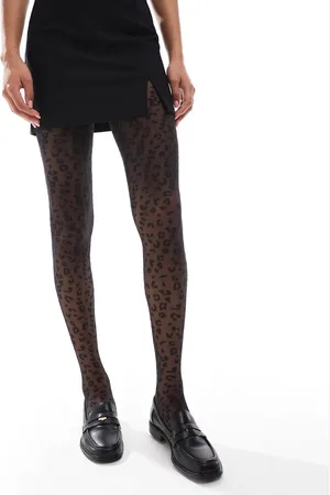 ASOS – Strumpfhose in mit Leopardenmuster