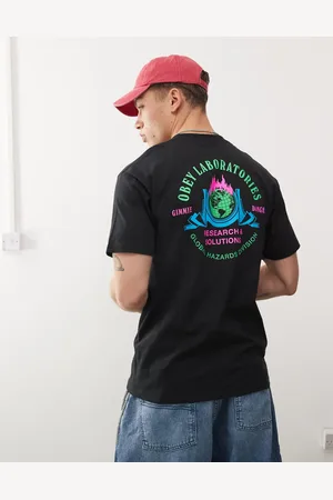 Obey – T-Shirt in mit „Laboratories“-Print