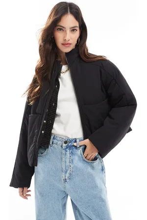 ASOS – Oversize-Pufferjacke in mit Stehkragen