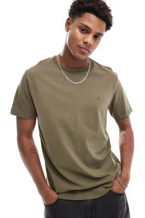 French Connection French Connection – T-Shirt mit Rundhalsausschnitt in Khaki