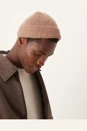 ASOS – Gerippte Mini-Fischermütze aus Lammwolle in