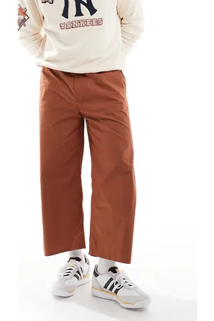 Only & Sons – Hose in verwaschenem mit weitem, verkürztem Beinschnitt