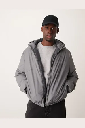 ASOS – Wasserabweisende, gummierte Pufferjacke in