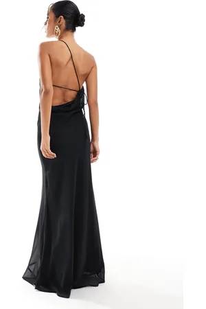 ASOS – Maxikleid in mit One-Shoulder-Träger und Rückenausschnitt