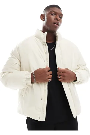 ASOS – Pufferjacken in Ecru