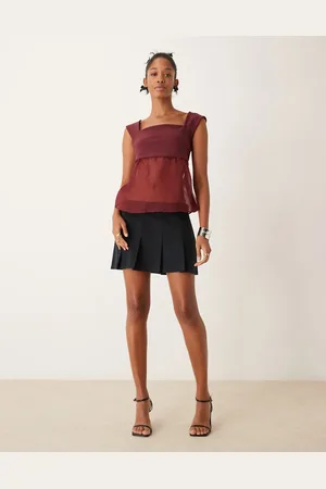 Abercrombie & Fitch – Skort in mit breitem Falten-Design