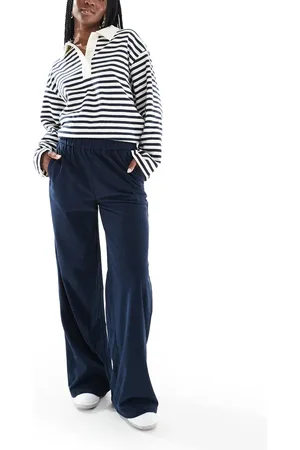 ONLY – Weit geschnittene Schlupfhose aus Cord in