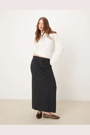 Abercrombie & Fitch – Maxirock in mit geradem Schnitt