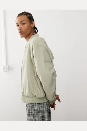 Vans – Skater-Bomberjacke aus Cord in Hellbraun