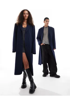 COLLUSION Unisex – Blazer-Jacke in mit Nadelstreifen