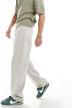 COLLUSION – X001 – Sehr weite Jeans in Steinbeige