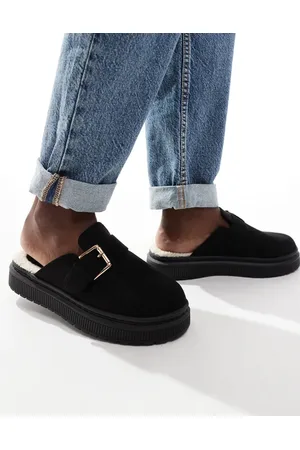 London Rebel – Donna – Mules in mit Schnallen