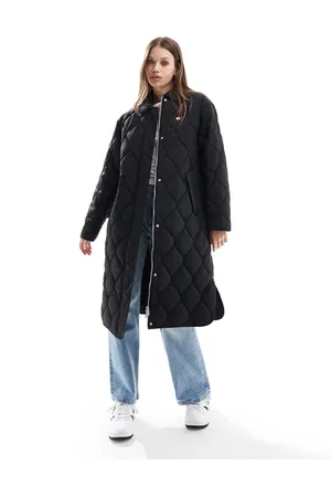Tommy Hilfiger – Lang geschnittene Jacke in mit Zwiebelsteppnähten