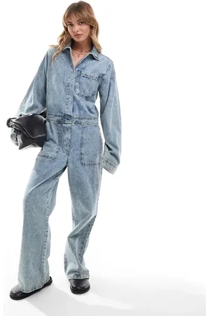 ASOS – Jeans-Blaumann in verwaschenem Mittelblau