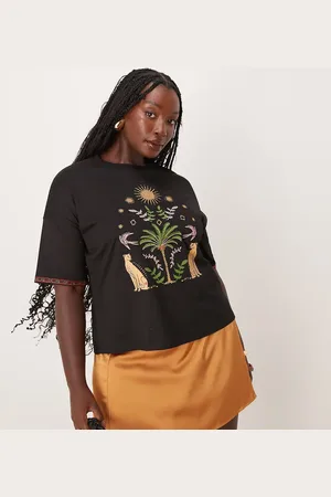 Never Fully Dressed – Running Wild – T-Shirt in , Kombiteil