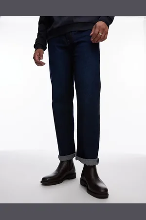 SELECTED – Braune Chelsea-Stiefel aus Leder