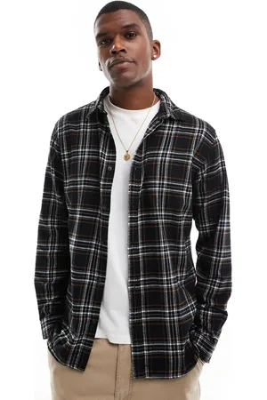 JACK & JONES – Kariertes Flanellhemd in