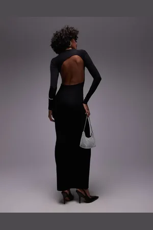 MANGO – Maxikleid in mit Rückenausschnitt