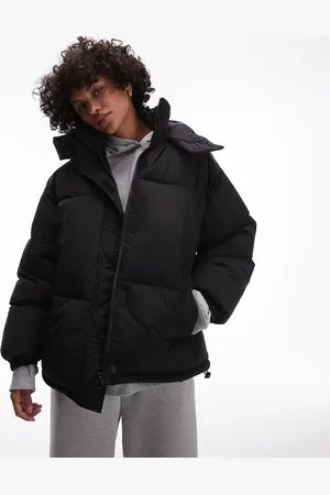 Topshop – Pufferjacke in mit Kapuze