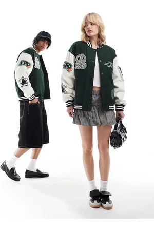 Dr Denim – Annivarsity – Unisex-Jacke in geflicktem