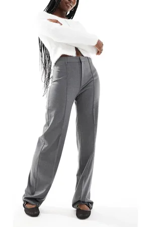Pull&Bear – Elegante Hose in mit geradem Schnitt und Ziernaht vorne